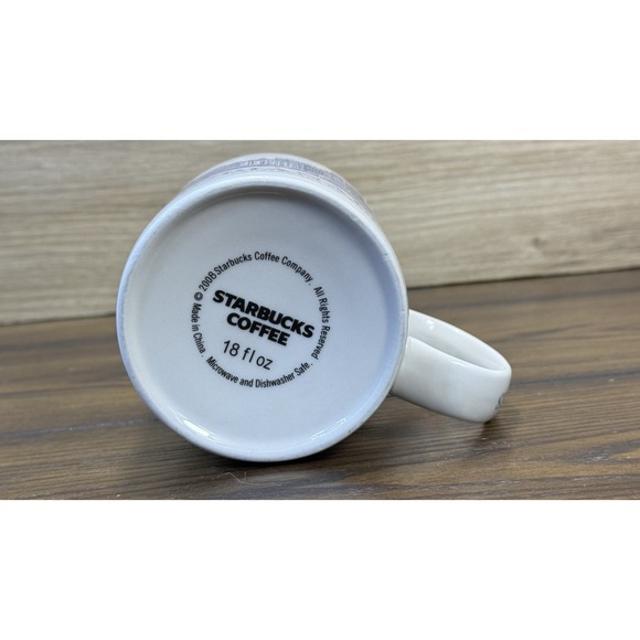 Starbucks Architectural Series 2006 INDIANAPOLIS City Coffee Mug 18oz Blue Print - Picture 5 of 8